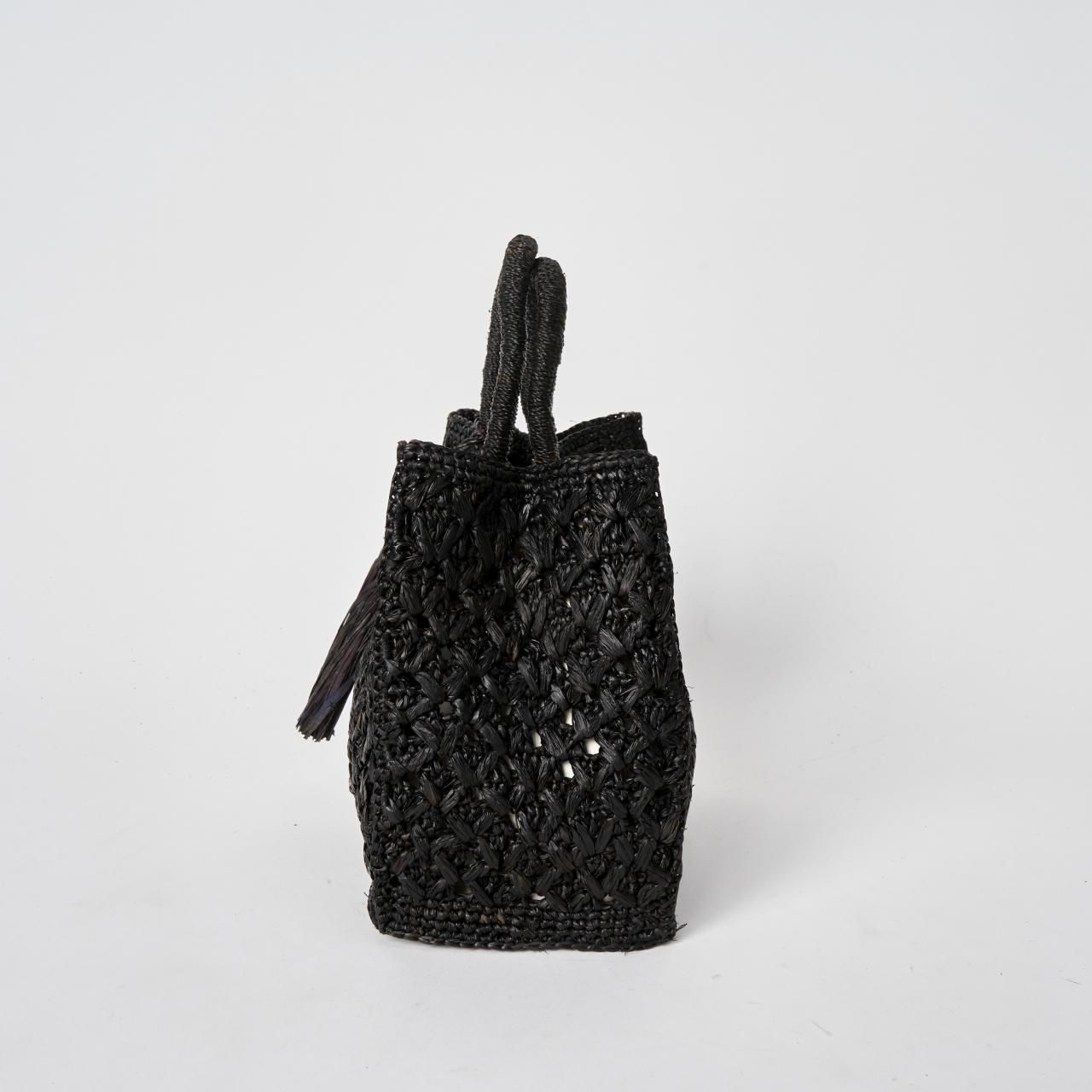 MAISON N.H PARISZAZIE BANDOULIERE BAG - Pale Jute