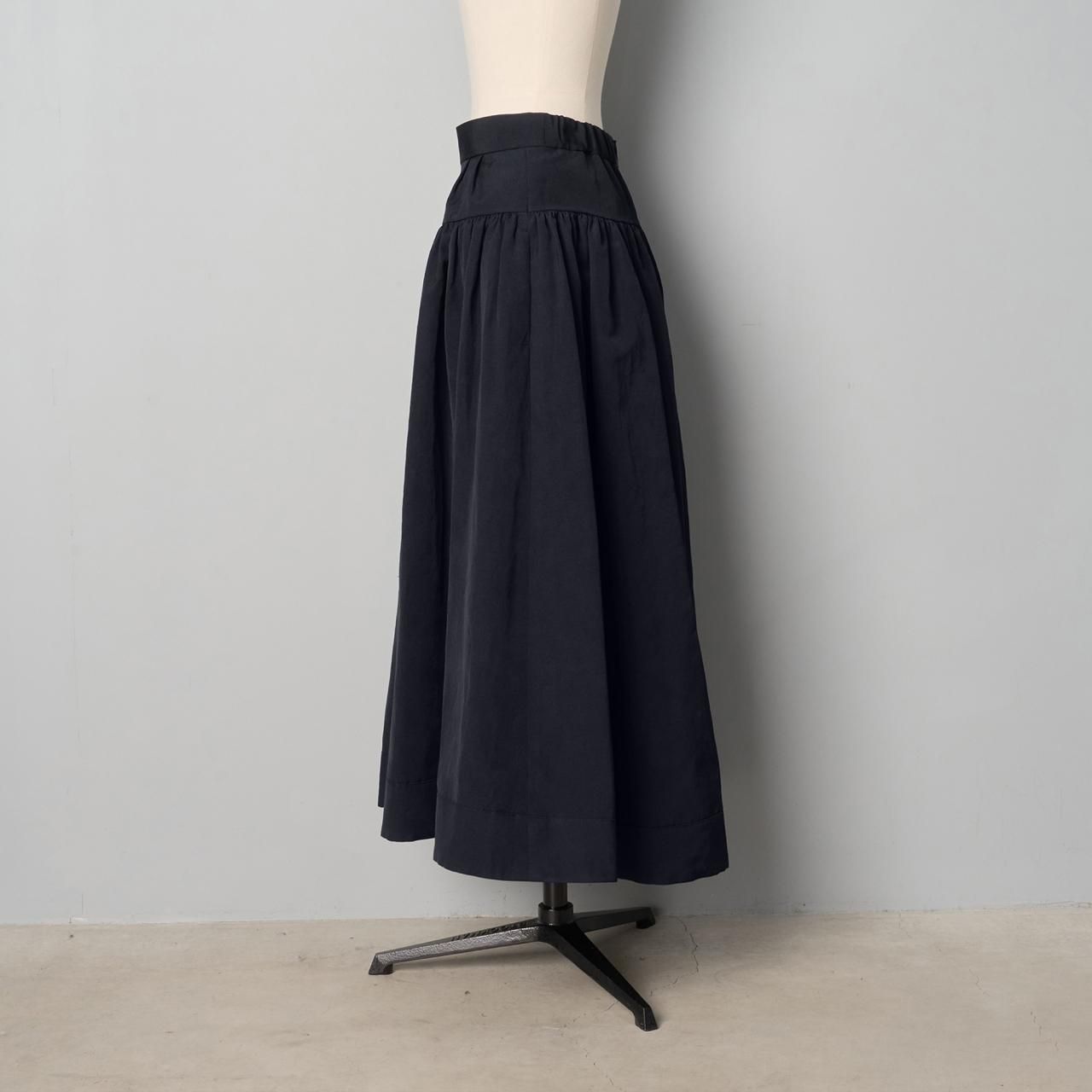 Pale Jutemaxi skirt ペールジュート　マキシスカート Pale Jute maxi skirtblack - Pale Jute