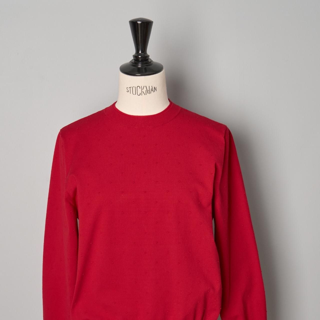 Pale Jute dots knit PORED × RED - Pale Jute