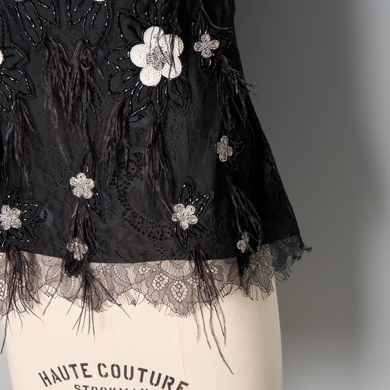 Sea New YorkBETHANY LACE TANK TOPBLACK - Pale Jute