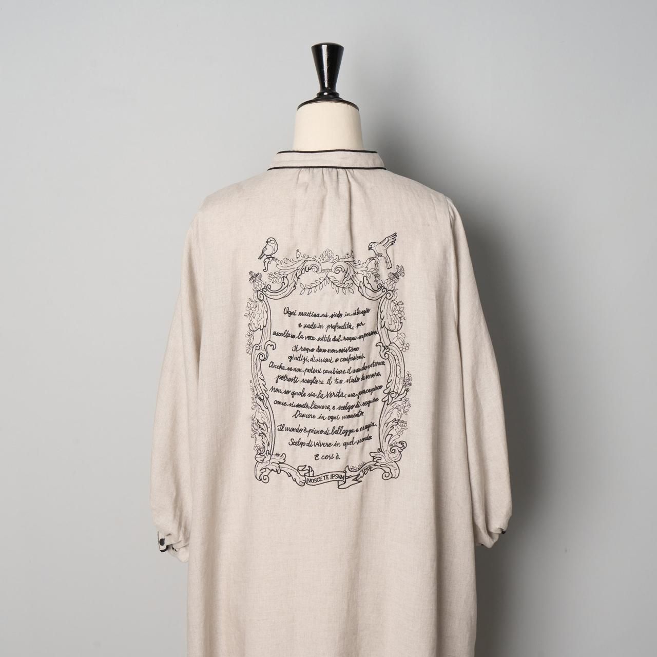 pale jute オリジナルリネンワンピース ペールジュートの夏の定番ワンピース ｢ color linen one-piece