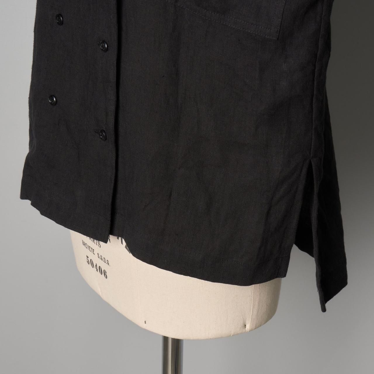 ペールジュート リネンジャケット Pale Jute Linen shirt jacket - Pale Jute