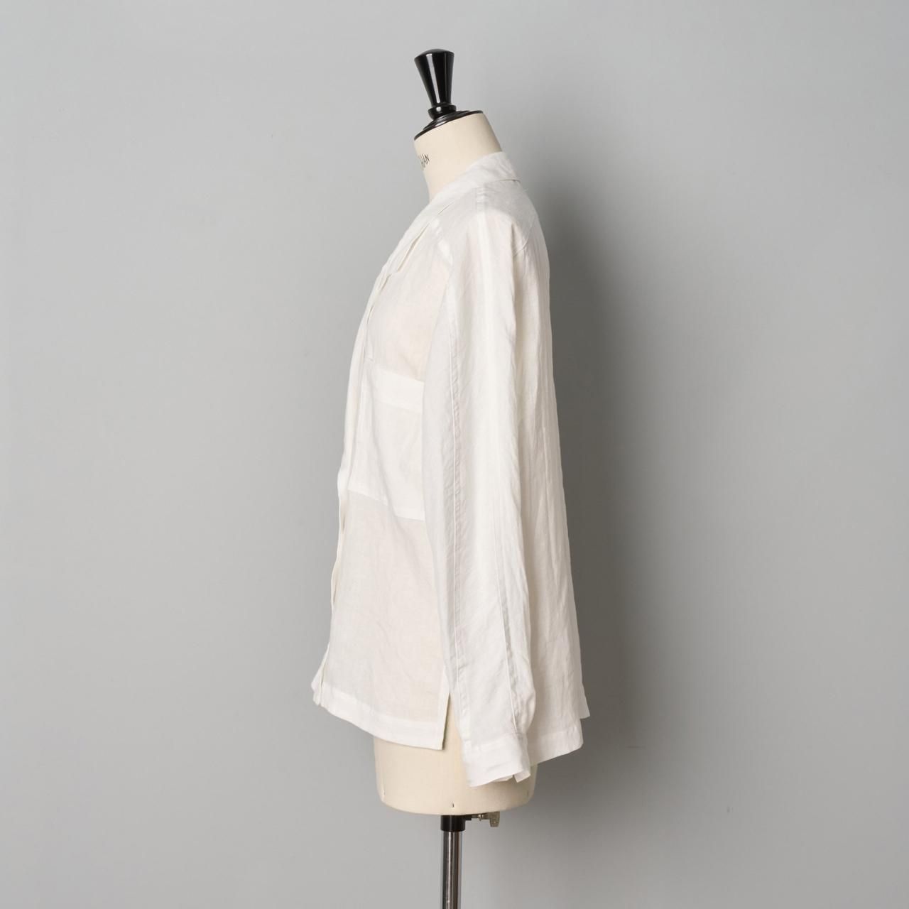 ペールジュート リネンジャケット Pale Jute Linen shirt jacket - Pale Jute