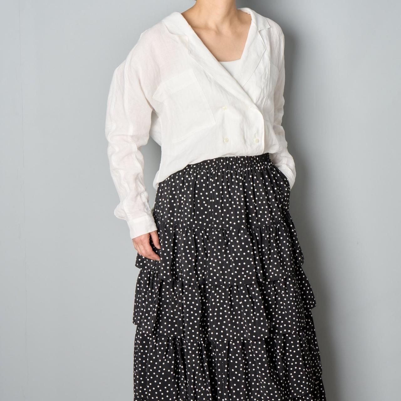 ペールジュート リネンジャケット Pale Jute Linen shirt jacket - Pale Jute