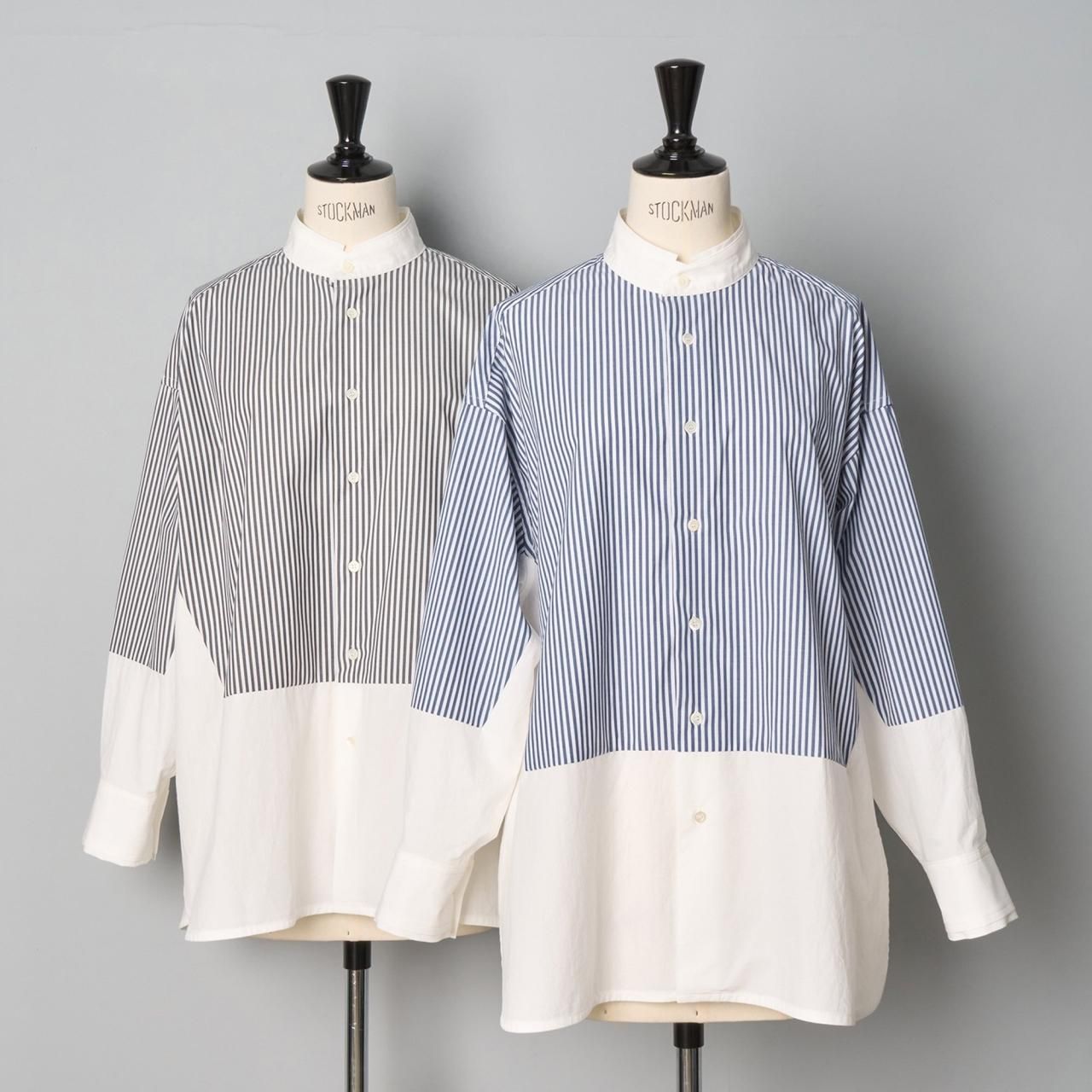Pale Jute Striped panel shirt - Pale Jute Pale Jute Striped panel shirt - Pale Jute