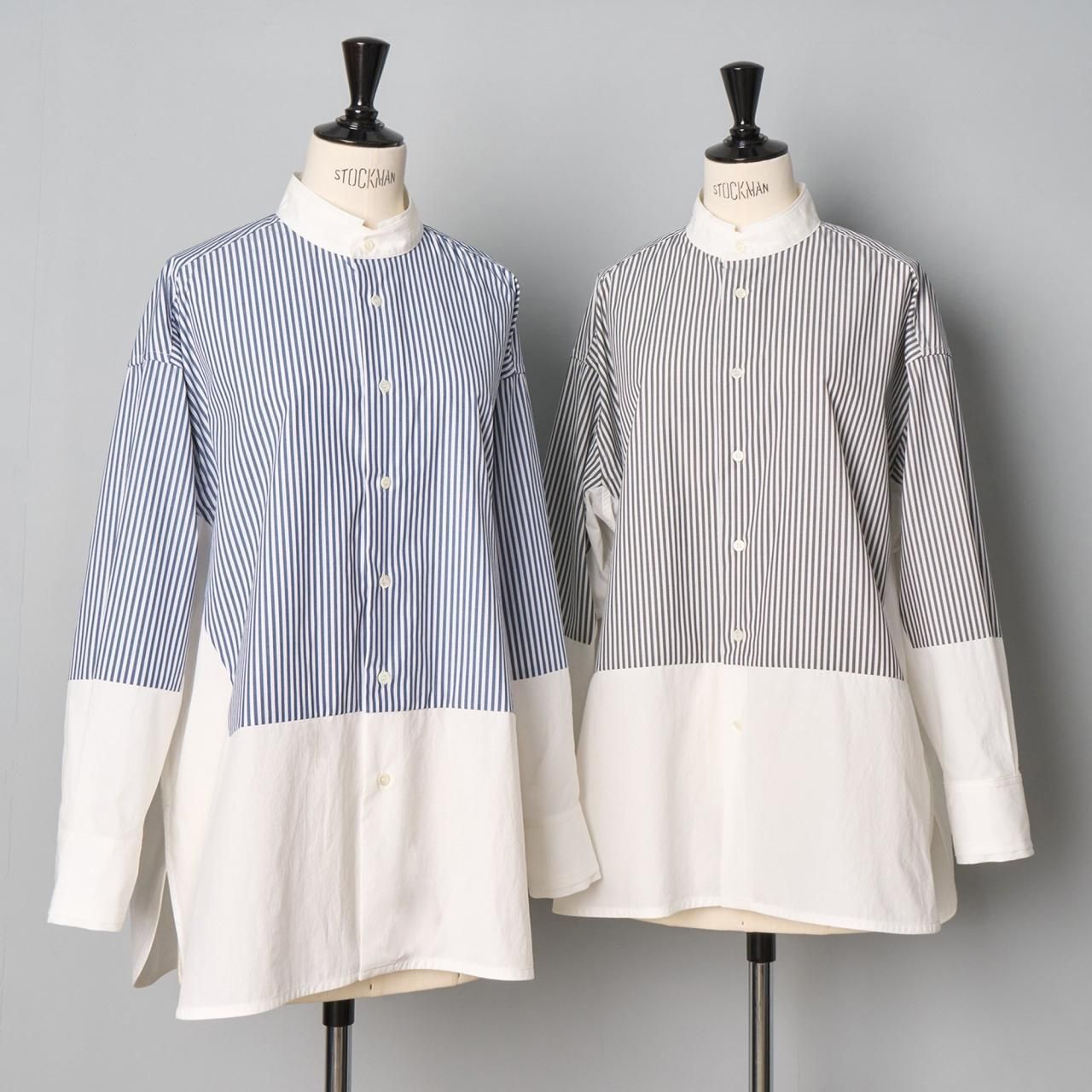 Pale Jute Striped panel shirt - Pale Jute Pale Jute Striped panel shirt - Pale Jute