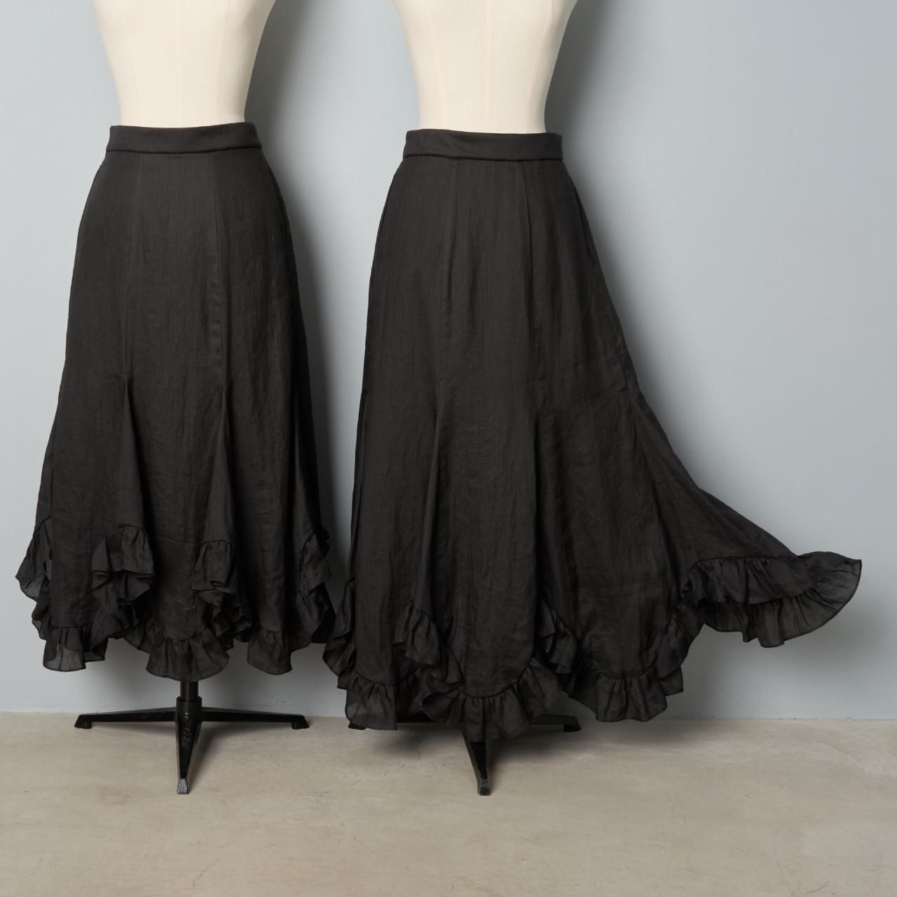 スカート Pale Jute Basic skirt black Pale JuteBasic skirtblack - Pale Jute