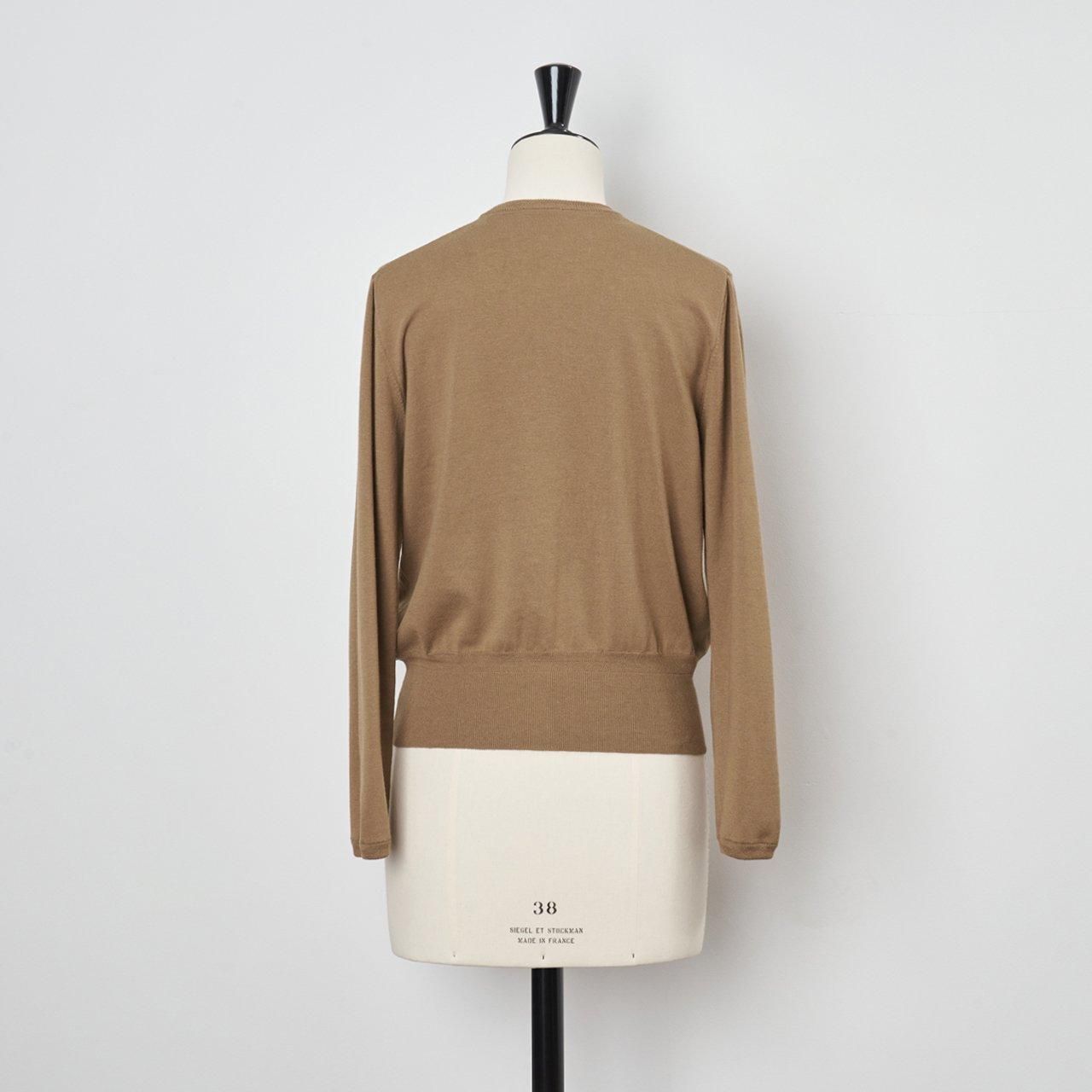 MAISON CARRÉE Basic cardigan - Pale Jute