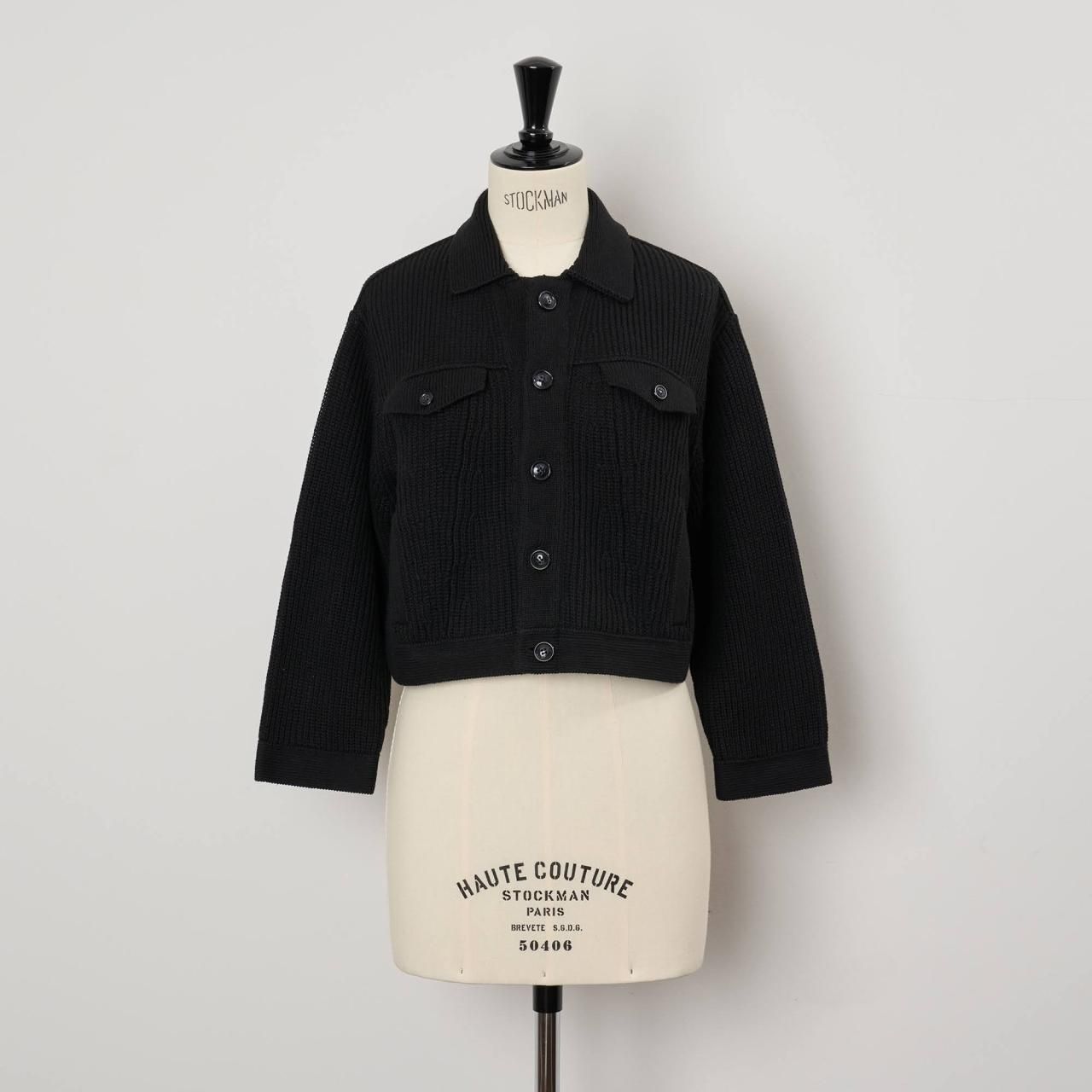 MAISON CARRÉE<BR> linen cotton G-jyan<BR> BLACK