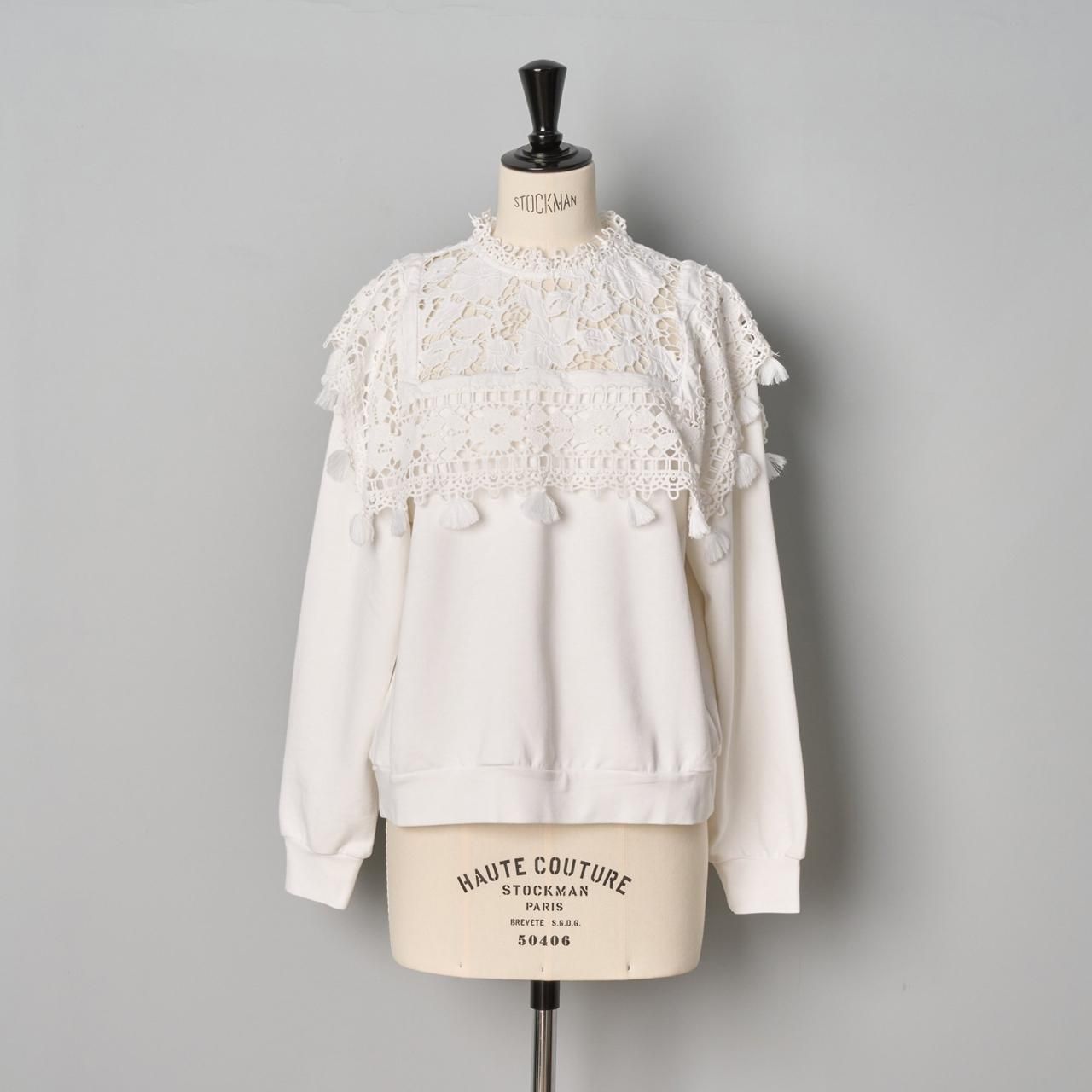 Sea New York<BR><BR>JOAH EMBROIDERY SWEATSHIRT<BR>WHITE