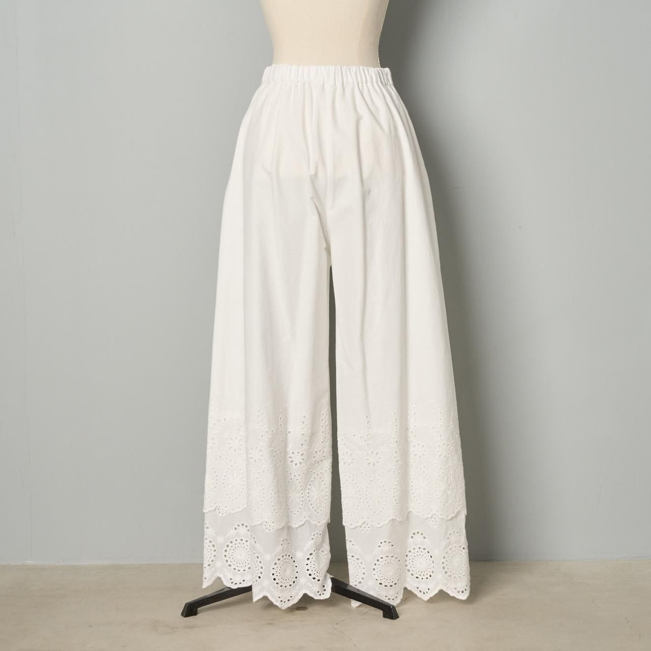 SINMEコットンレースパンツ - Pale Jute