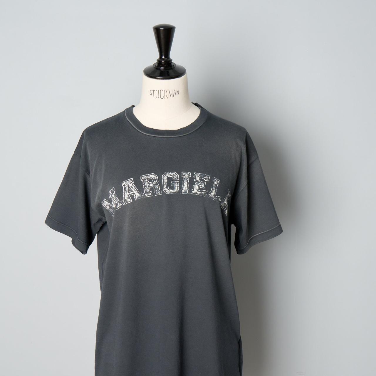Maison Margiela PARIS HOMMEロゴ コットン ジャージー Tシャツ