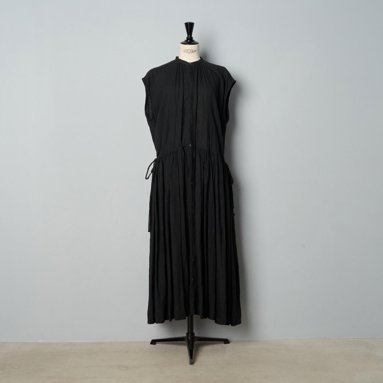 新品 suzuki takayuki linen dressワンピース ブラック suzuki takayuki スズキタカユキ peasant dress Ⅰ [S241-25/black