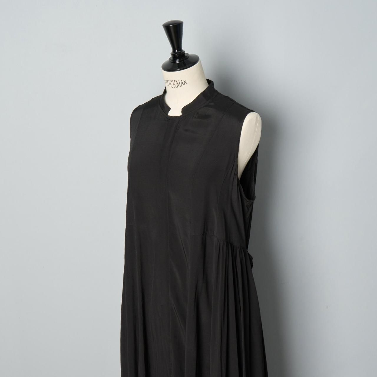 ikuma/suzuki kazuyuki ノースリーブドレス 黒 suzuki takayuki sleeveless dress - Pale Jute