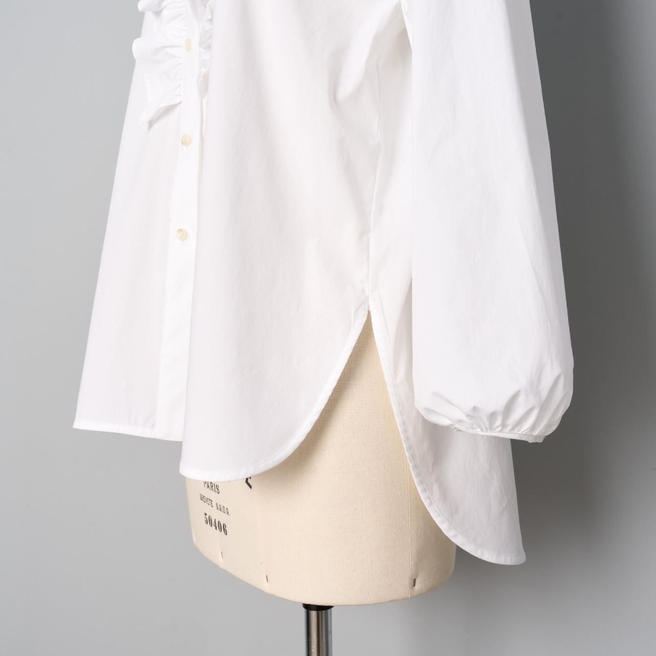 ブランベール ♡ モニーレ コットンシャツ ホワイト 白 NATURAL LAUNDRY｜【3色展開】ペーパーコットン Tシャツ