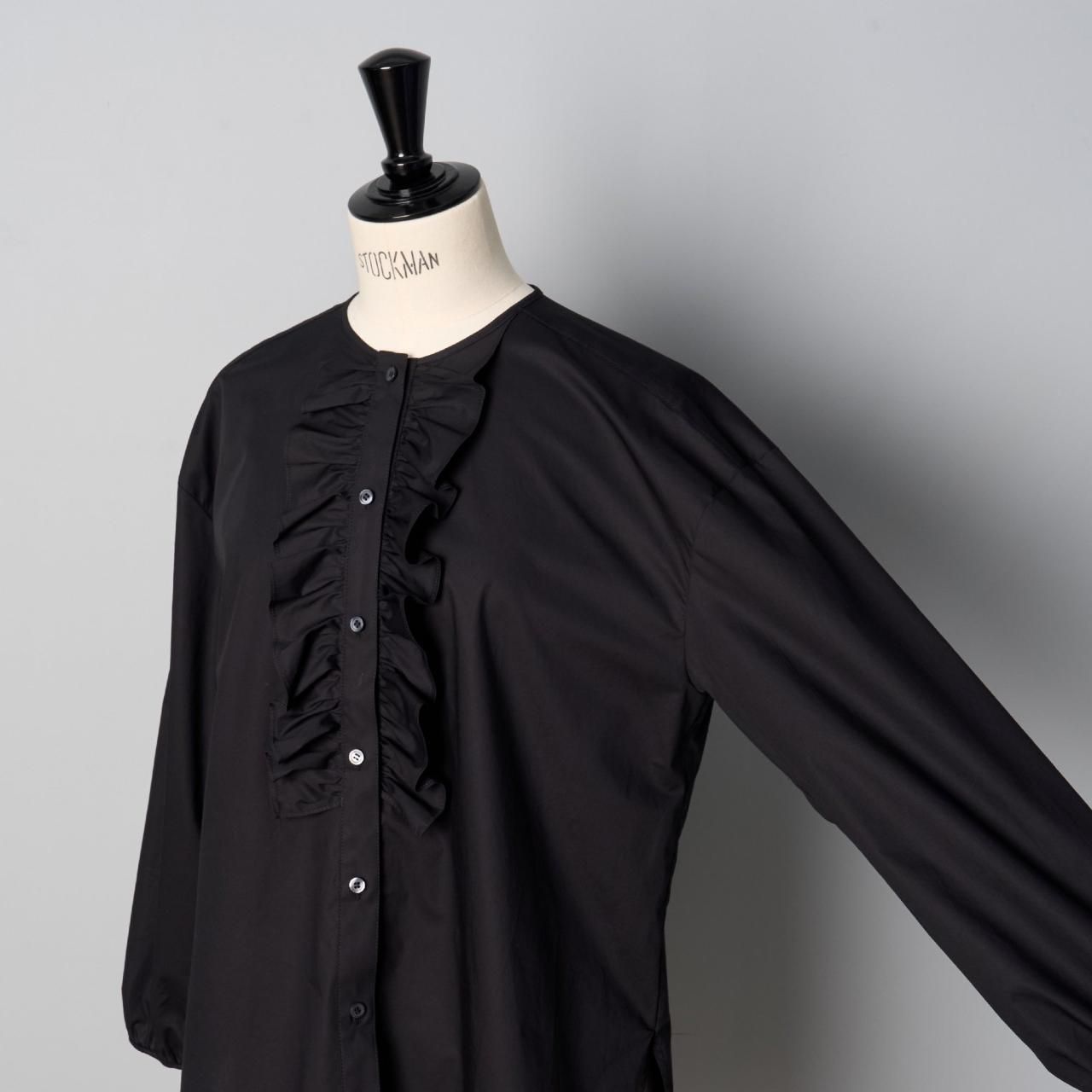Pale Jute Front frill shirt - Pale Jute Pale Jute Front frill shirt - Pale Jute