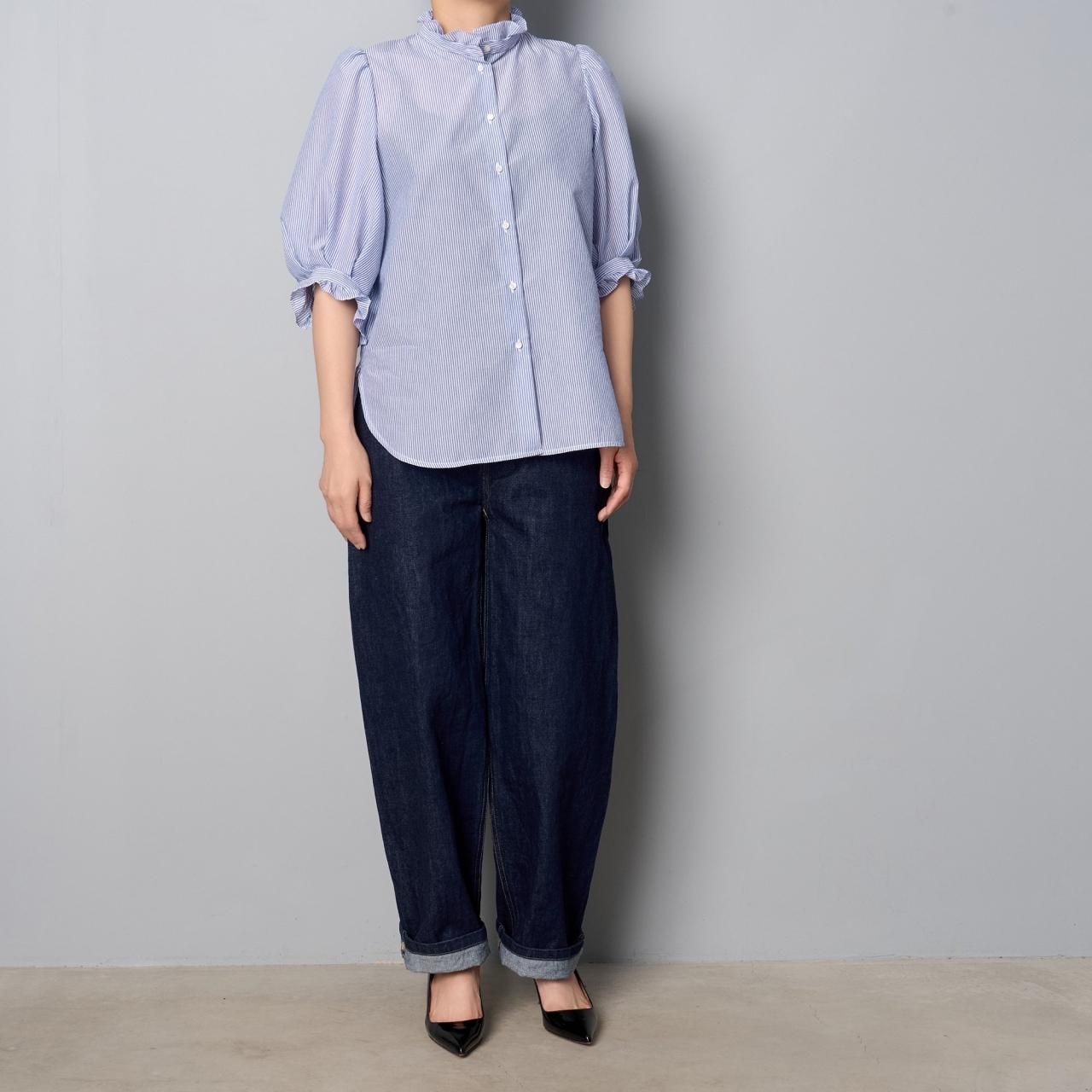 Pale Jute Classic frill shirtsax stripe - Pale Jute Pale Jute Classic frill shirtsax stripe - Pale Jute