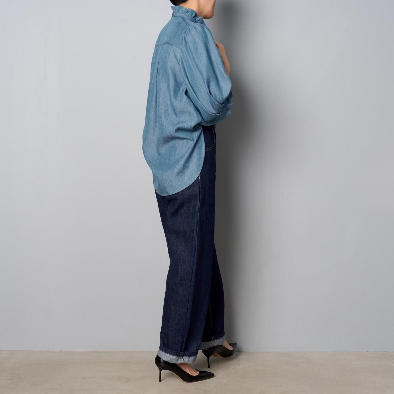 Pale Jute Classic frill shirtdenim blue - Pale Jute Pale Jute Classic frill shirtdenim blue - Pale Jute