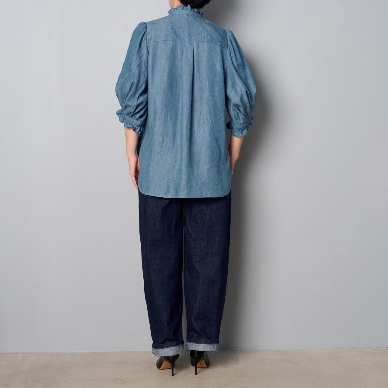 Pale Jute Classic frill shirtdenim blue - Pale Jute Pale Jute Classic frill shirtdenim blue - Pale Jute
