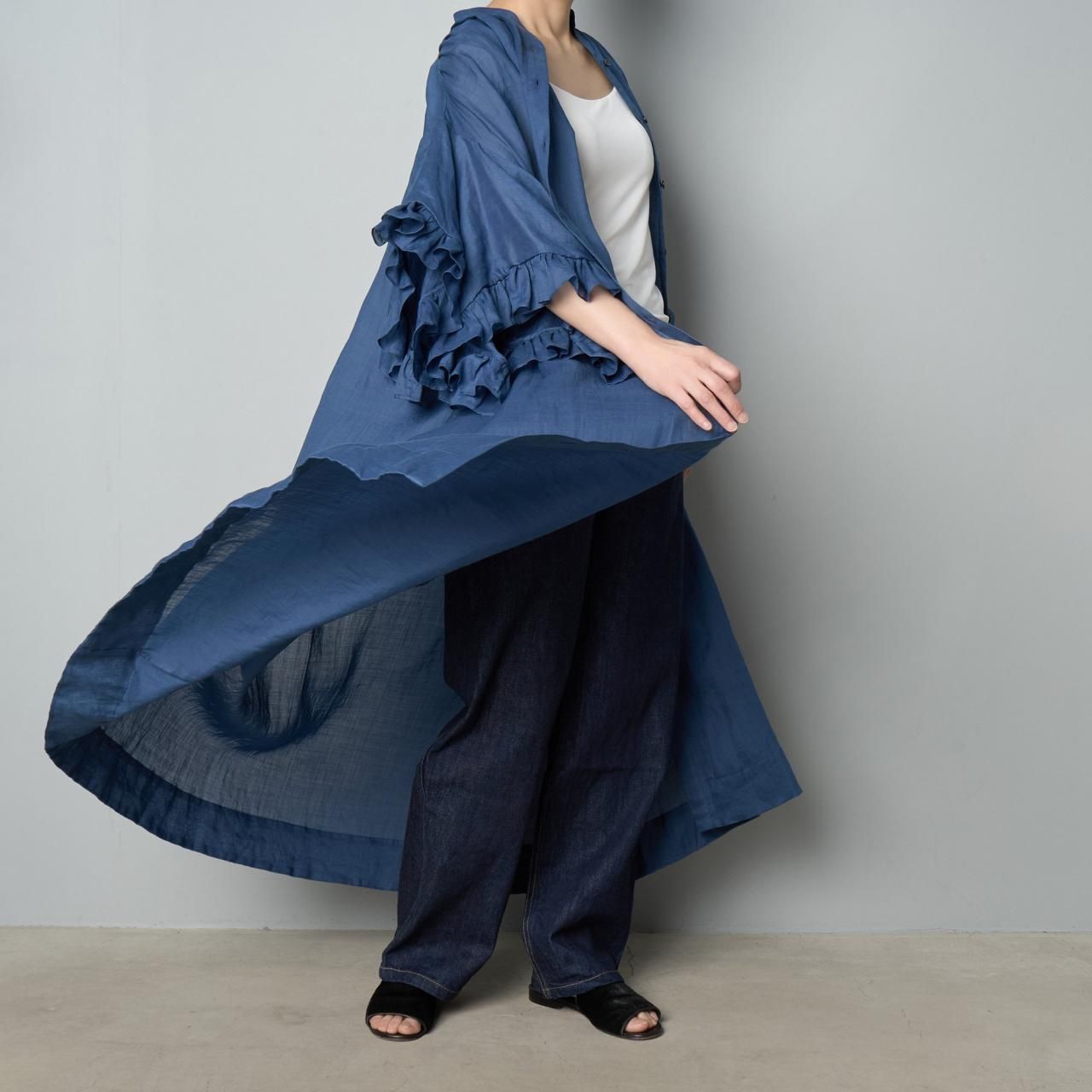 Pale Jute Petal frill one-pieceblue - Pale Jute Pale Jute Petal frill one-pieceblue - Pale Jute