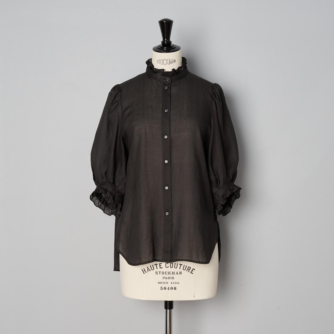 Pale Jute Classic frill shirtlinen - Pale Jute