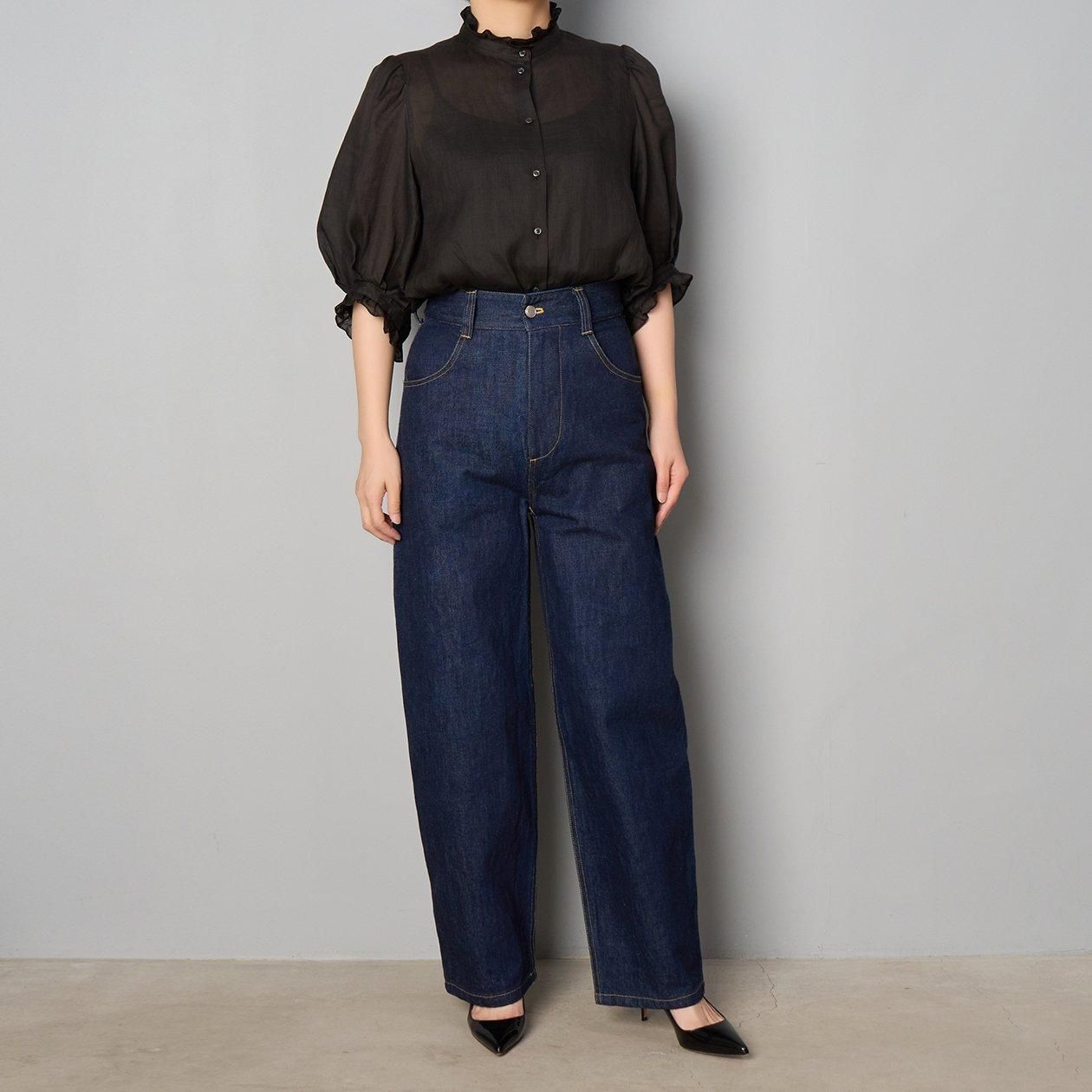 【美品】maisonmarelle ブラウス 36m Pale Jute Classic frill shirtlinen - Pale Jute