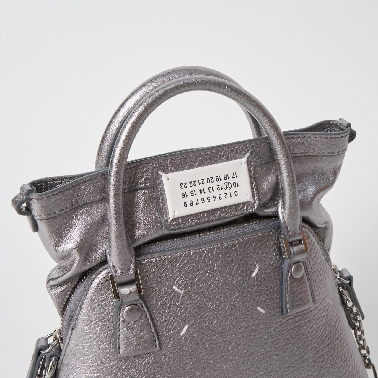 Maison Margiela PARIS FEMME 5ACクラシック マイクロメタリックグレー