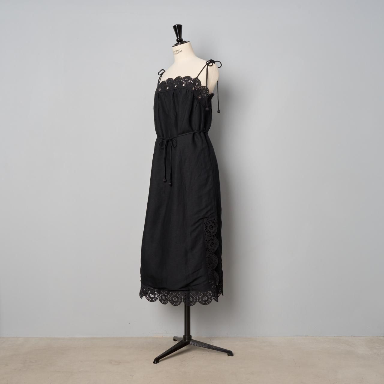 Sea NEW YORK★ノミソリッドドレス Sea New YorkROSINA EMBROIDERY SLIP DRESS - Pale Jute