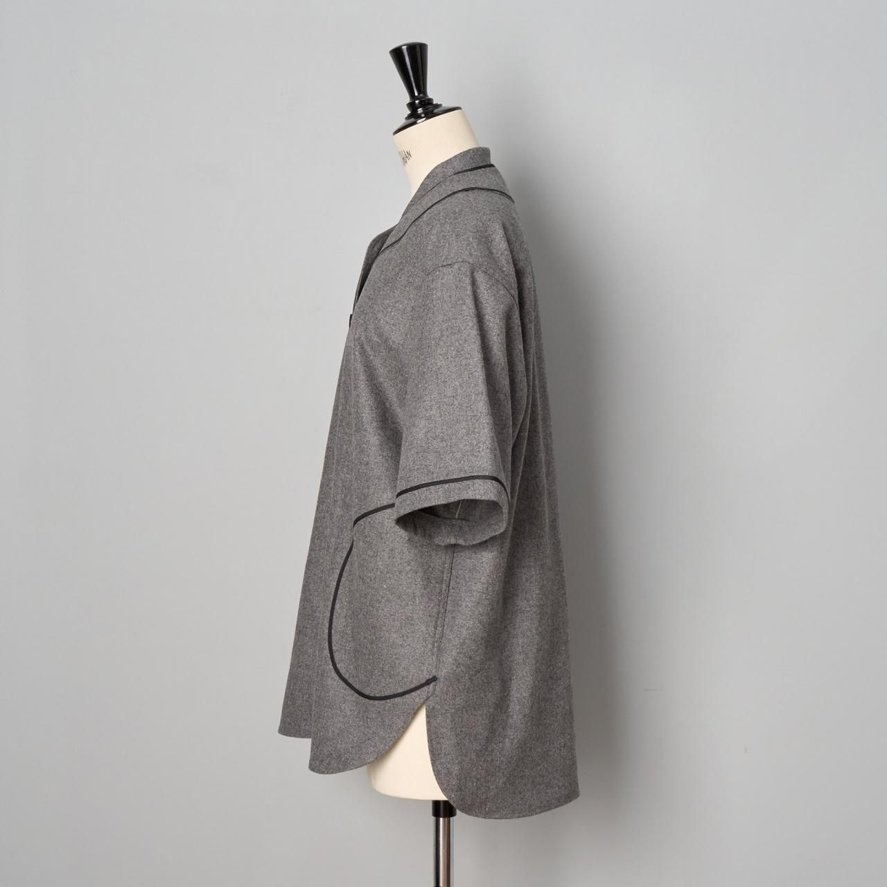 pelleqhalf sleeve jacket - Pale Jute