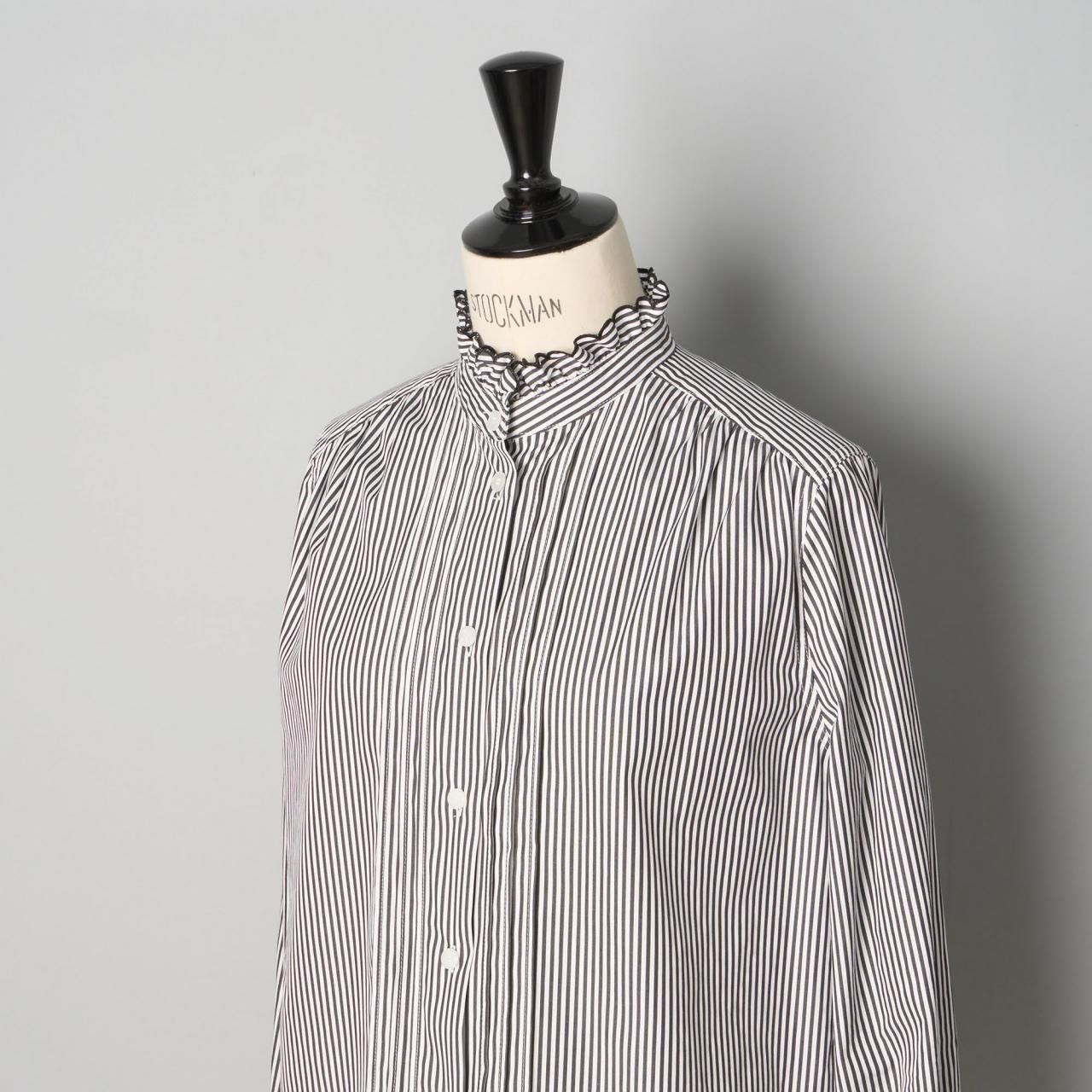 SINME シンメ　スカラエンブロイダリーシャツ　タグ付き SINMEスカラエンブロイダリーシャツ - Pale Jute