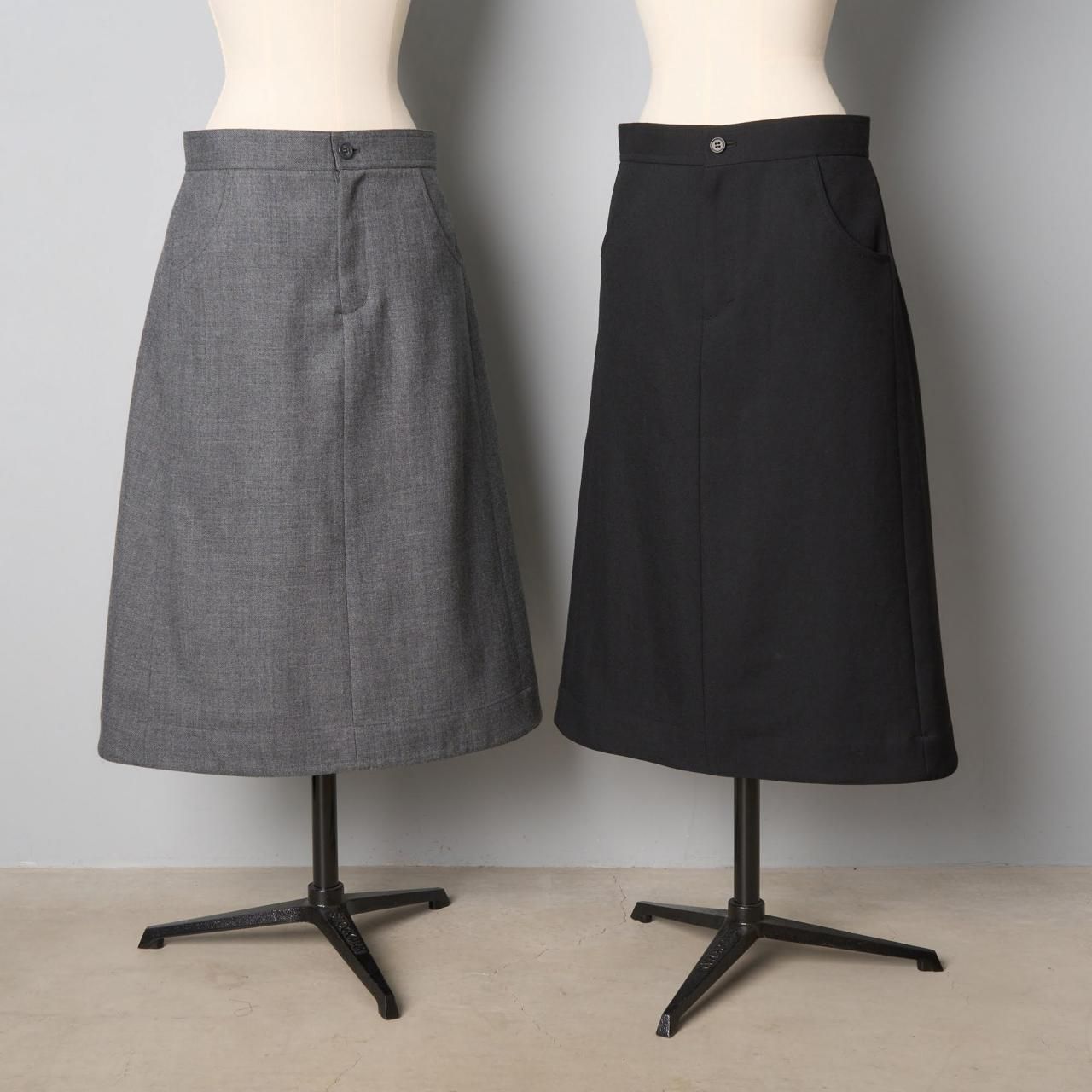SINMEウールスカート - Pale Jute