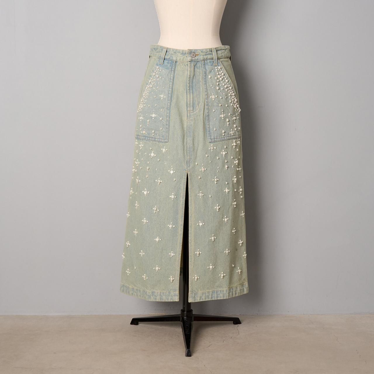 Sea New York<BR><BR>PERLETTE DENIME SKIRT<BR>