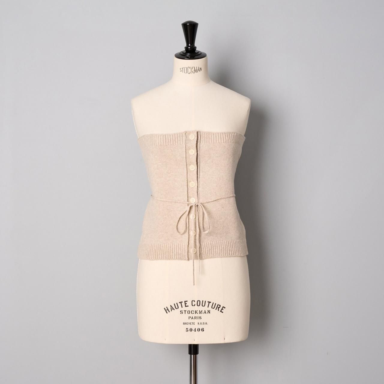 pelleqcorset vest - Pale Jute