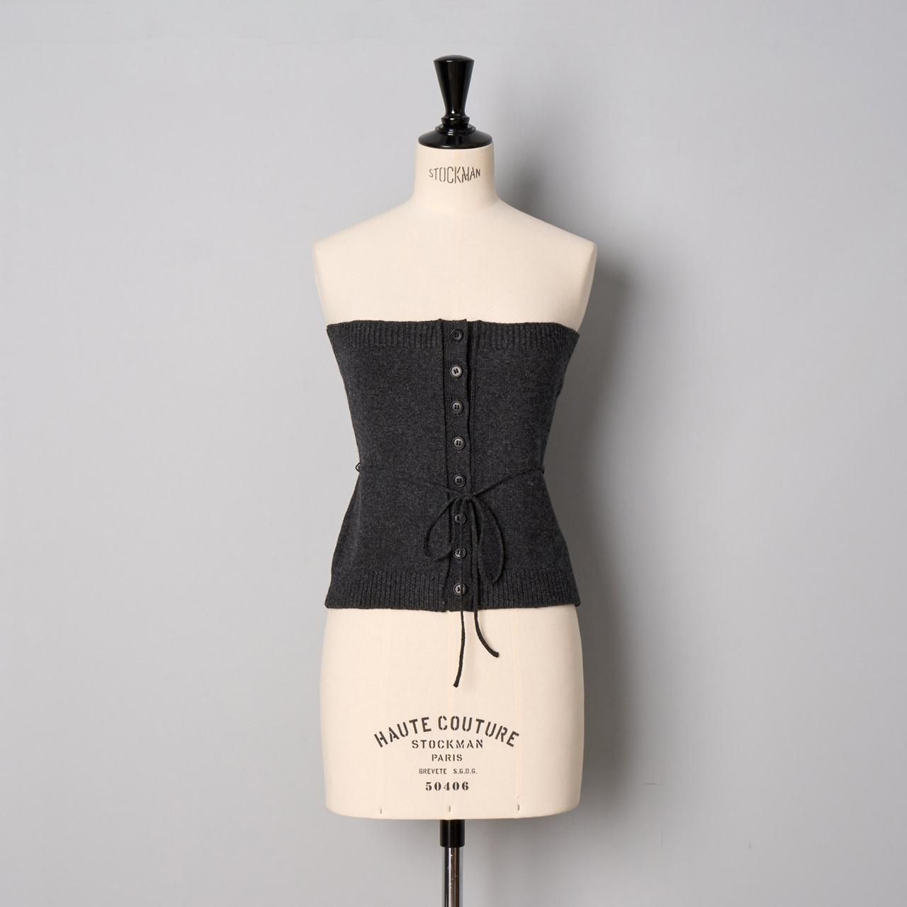 【ギフ_包装】 pelleqcorset Jute Pale - vest トップス