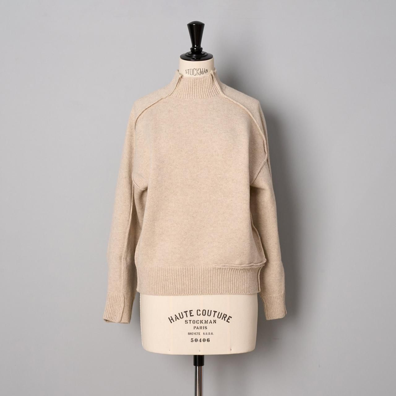 pelleq<BR>openable side hem jumper<BR>oats