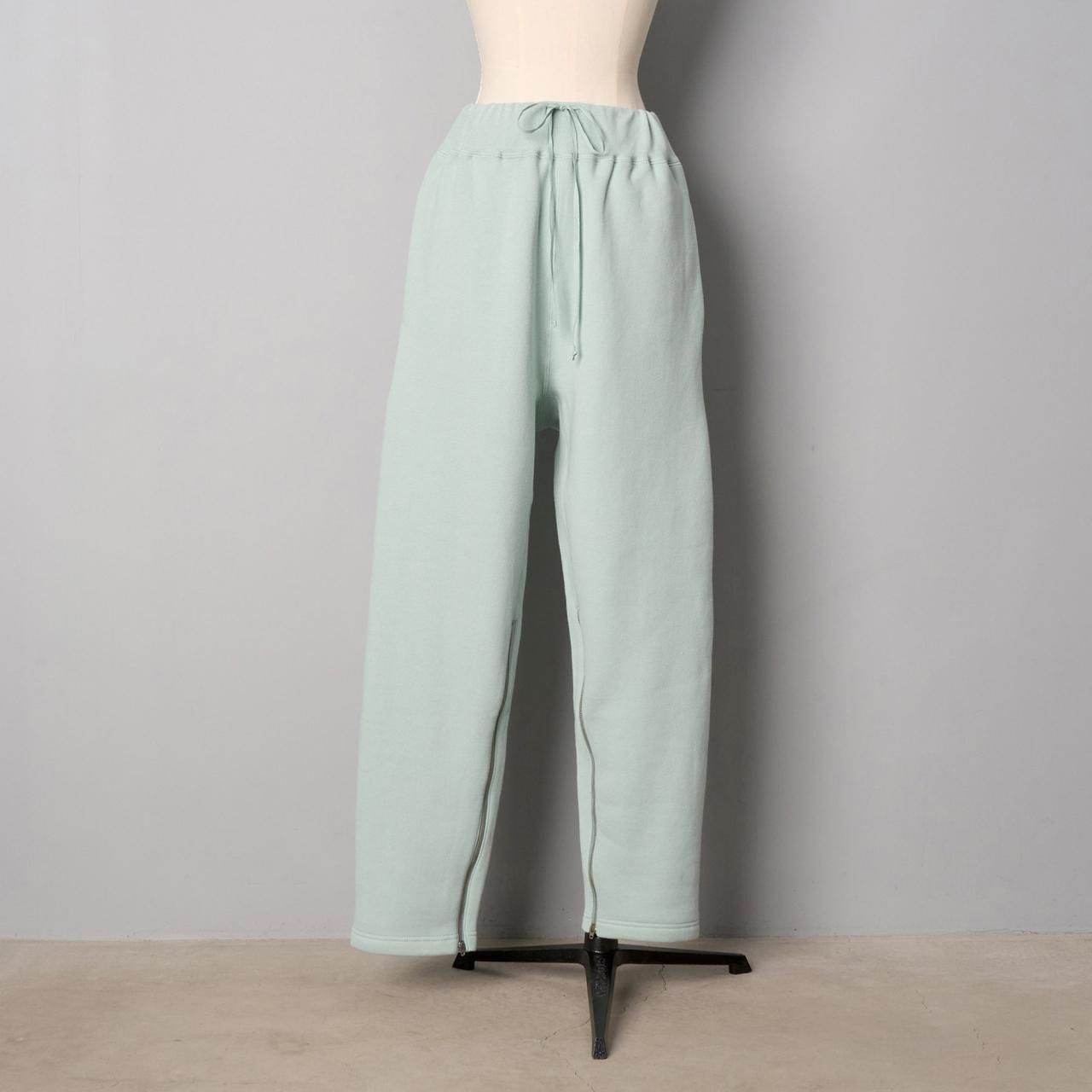 pelleq<BR>zippered hem sweatpants<BR>mint