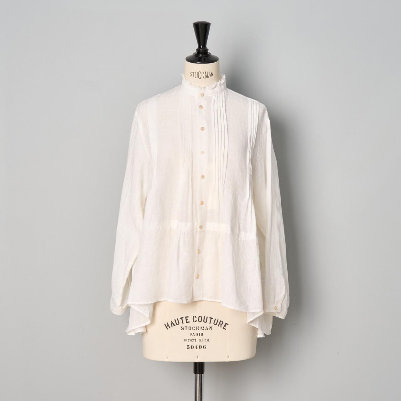 suzuki takayuki pin-tuck blouse - Pale Jute suzuki takayuki pin-tuck blouse - Pale Jute