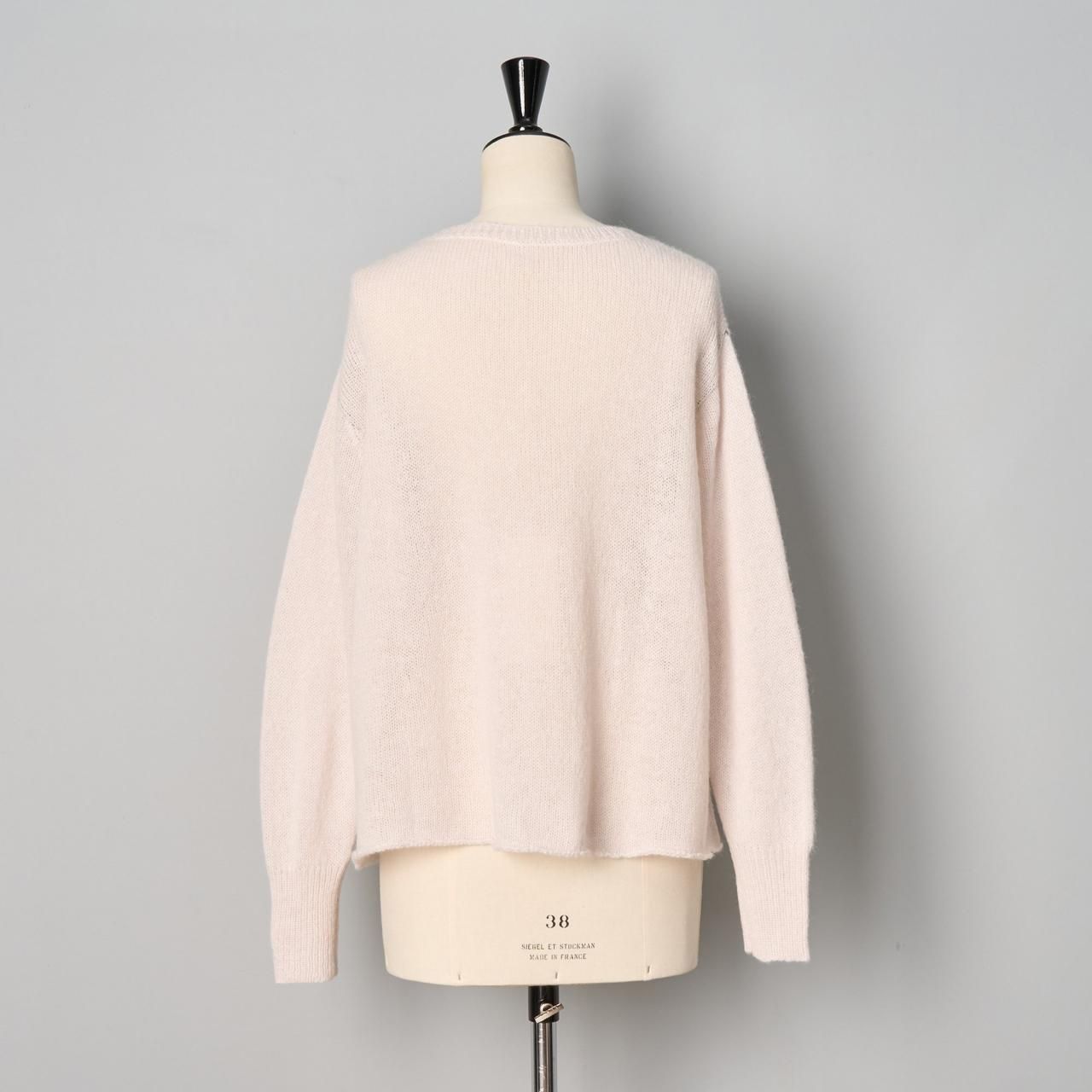 suzuki takayukialpaca knitted pullover - Pale Jute