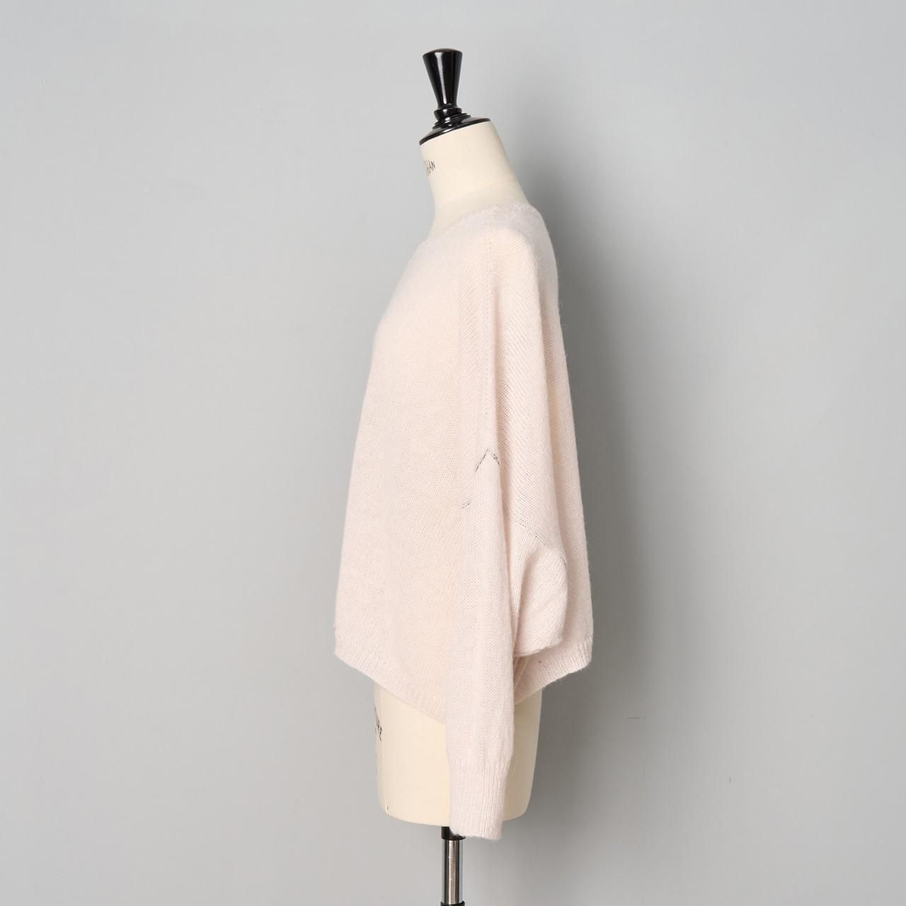 トップス suzuki takayuki brushed knitting cape suzuki takayukialpaca knitted cape - Pale Jute
