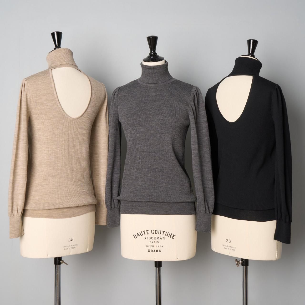SINME バックオープンタートル - Pale Jute SINME バックオープンタートル - Pale Jute