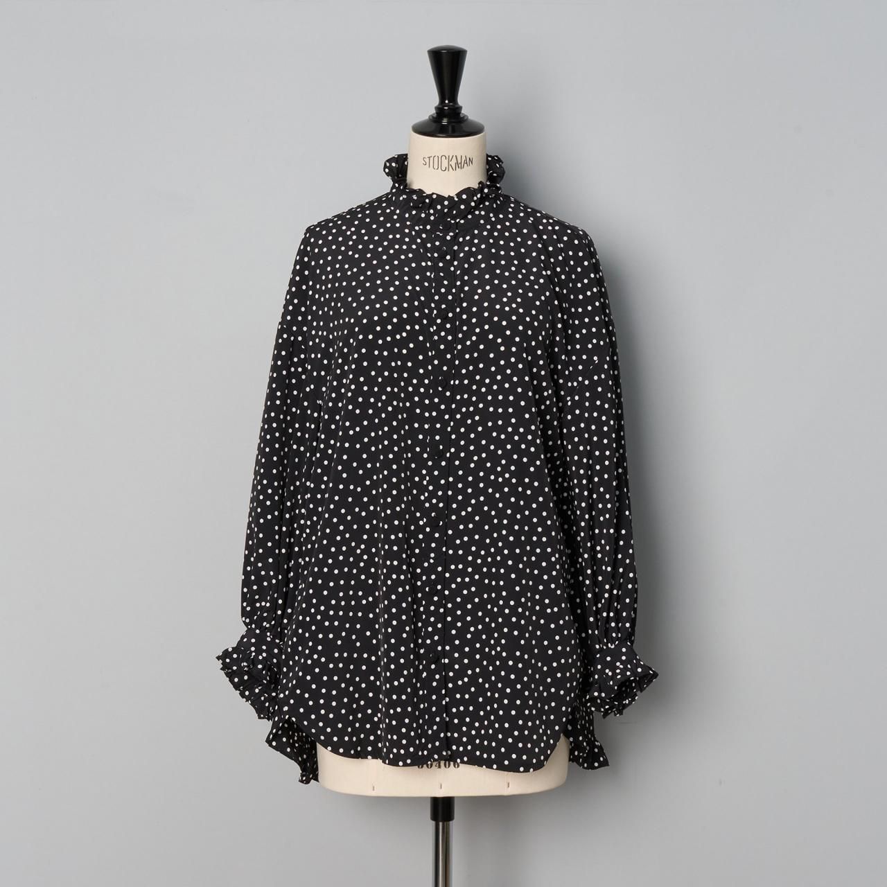 売り切り希望【オンライン完売】HYEON dot blouse ぺプラムブラウス 売り切り希望【オンライン完売】HYEON dot blouse ぺプラム
