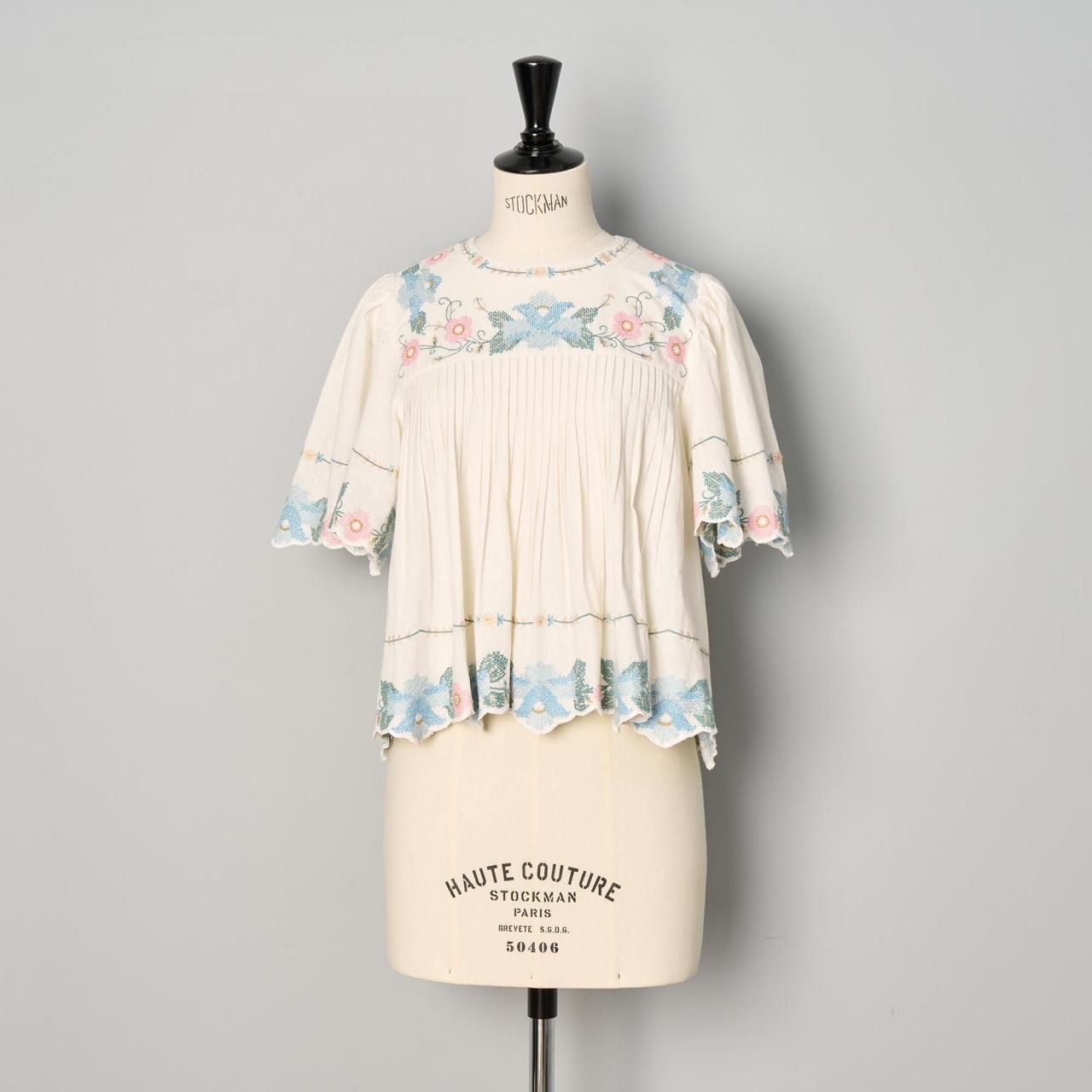 Sea New York<BR>VESNA EMBROIDERY S/SLV TOP<BR>