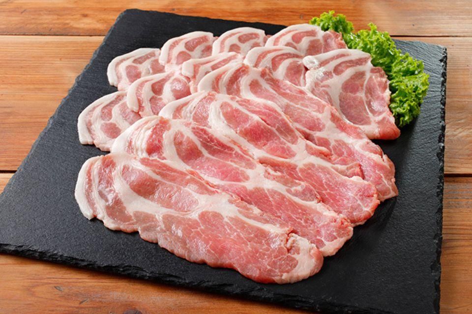 和豚もちぶた肩ロースすき焼き用用