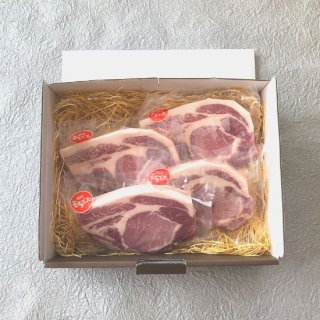 【冷凍便】和豚もちぶた ロースステーキ 1枚(200g)×4パック