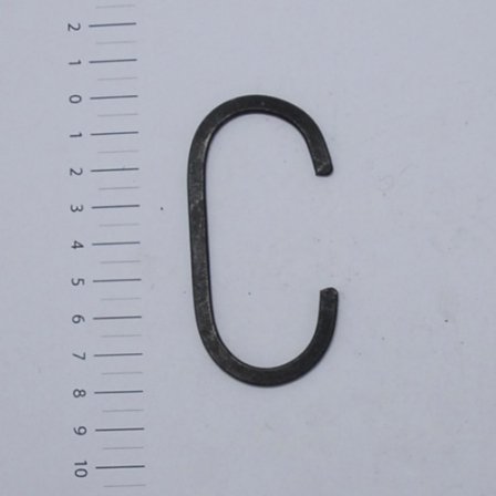 鉄のCフック 8cm