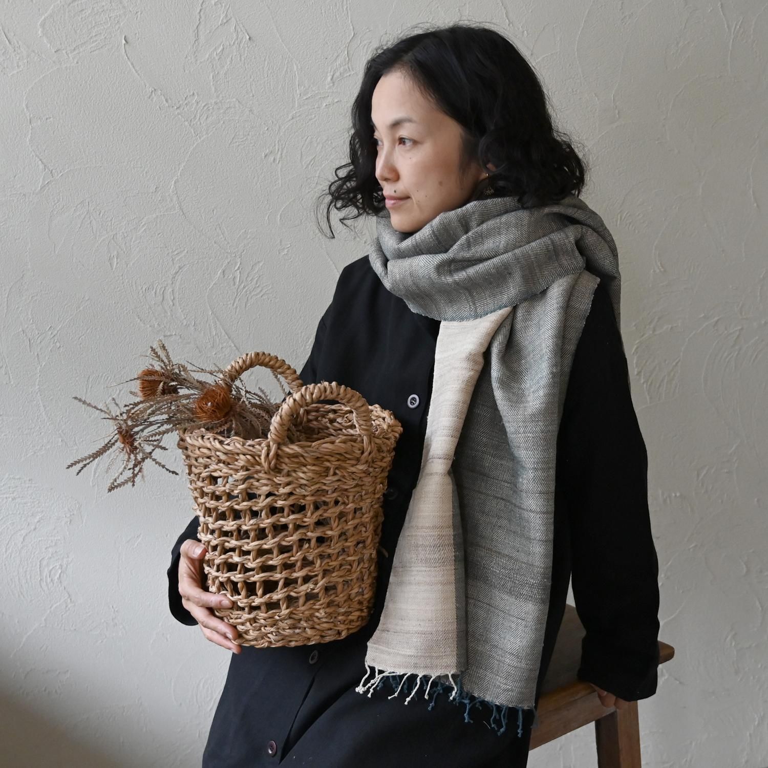 MESH katiyaシルクストール - 【シサム工房 公式OnlineStore MESH katiyaシルクストール - 【シサム工房 公式OnlineStore