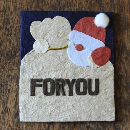 <img class='new_mark_img1' src='https://img.shop-pro.jp/img/new/icons3.gif' style='border:none;display:inline;margin:0px;padding:0px;width:auto;' />手づくりギフトカード ネイビーサンタ