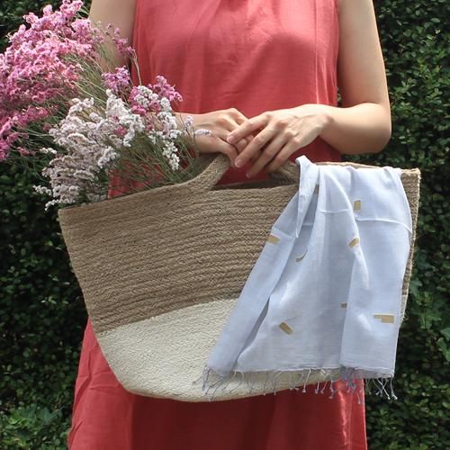 Dew ジュート2トーンbag Fair Trade Life Store By Sisam Fair Trade シサム工房 公式onlinestore
