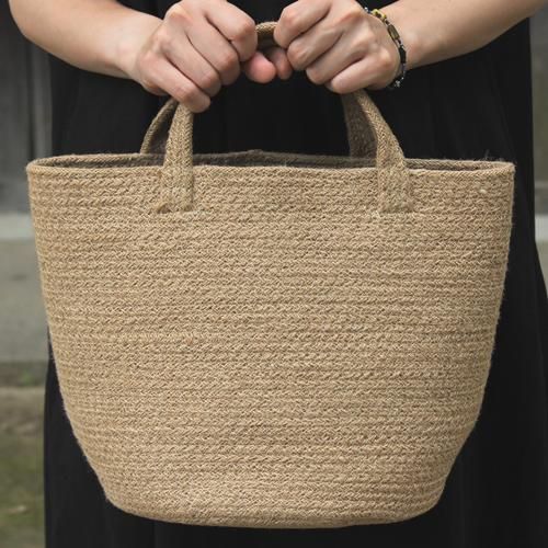 たぬき 希少 DEW ジュートラウンドBag 公式OnlineStore】FAIR 【シサム工房 - Bag