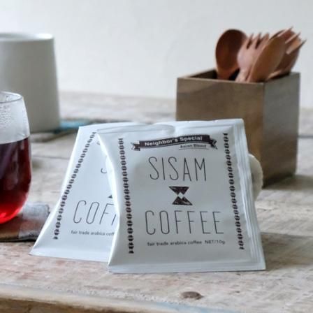 <img class='new_mark_img1' src='https://img.shop-pro.jp/img/new/icons6.gif' style='border:none;display:inline;margin:0px;padding:0px;width:auto;' />SISAM COFFEE Neighbor`s Special Asian Blend ドリップパック